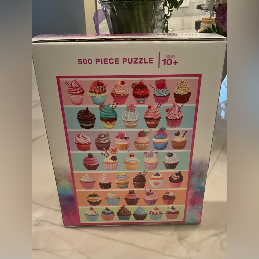 Jigsaw puzzle Cupcake 500 Piece NWT - Picture 2 of 3